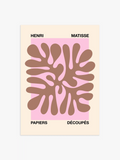 Abstrakte Koralle rosa-braun