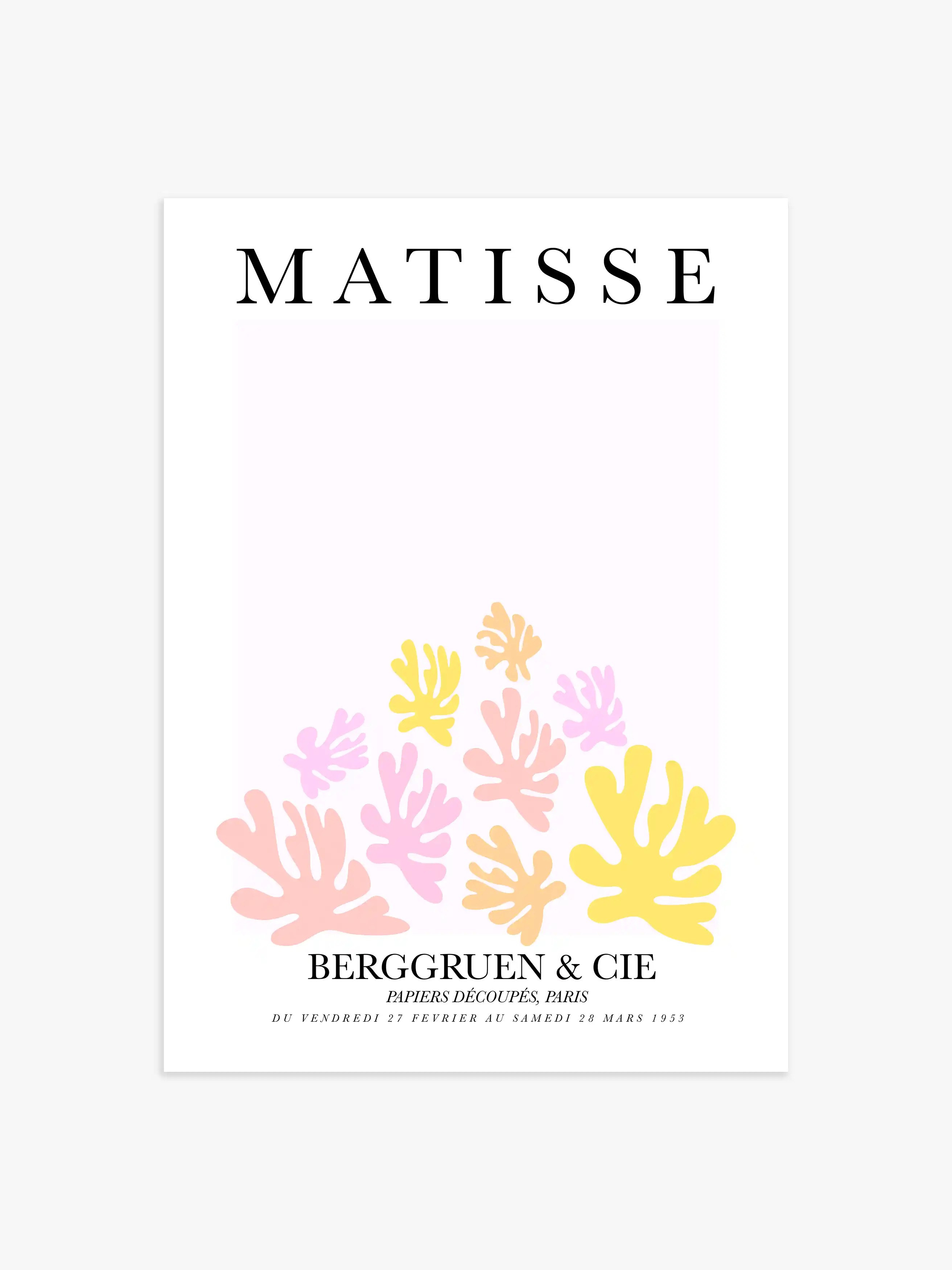 Matisse Poster mit kleinen Korallen