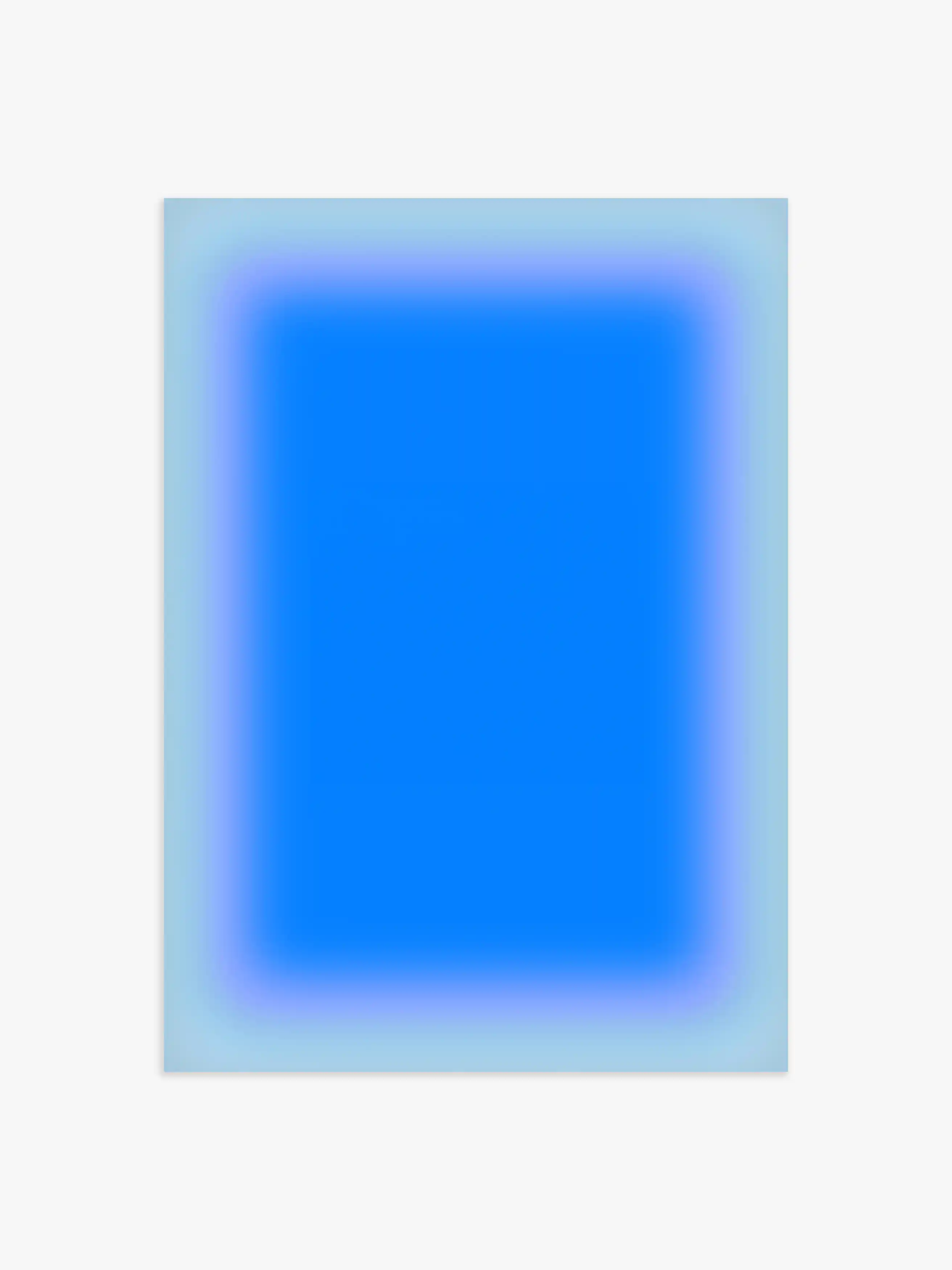 Aura Poster in Blau