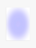 Aura Poster in Hellblau