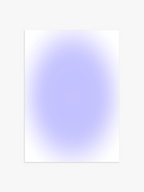 Aura Poster in Hellblau