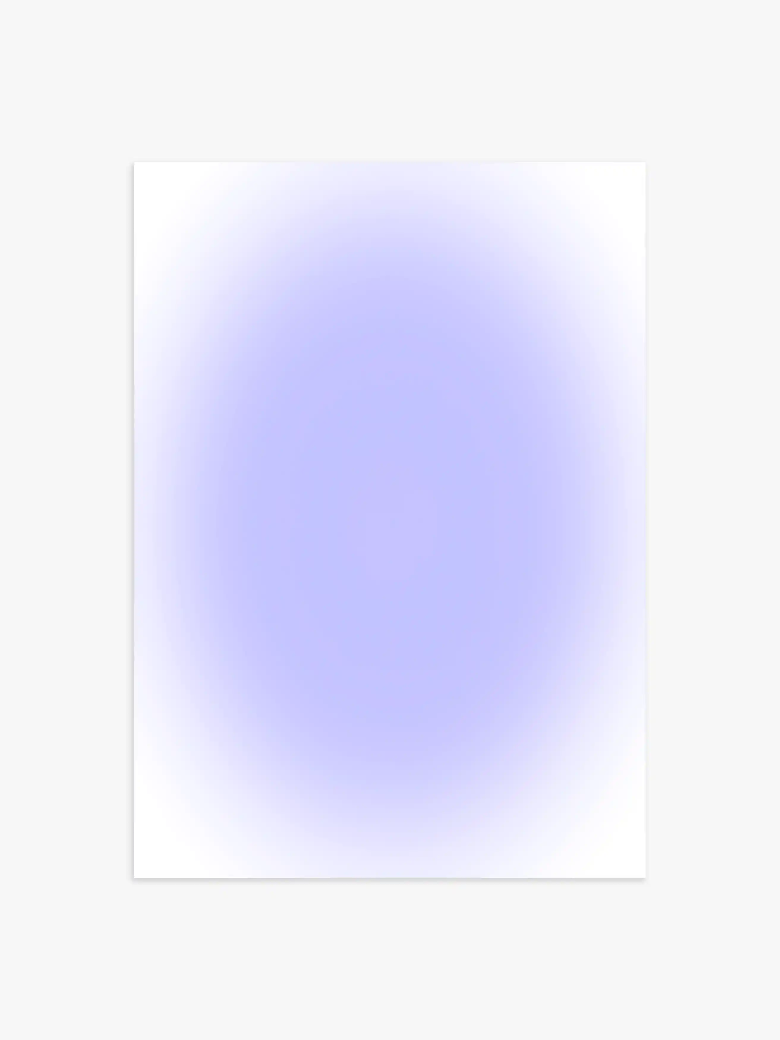 Aura Poster in Hellblau