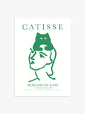 Catisse Poster in Grün