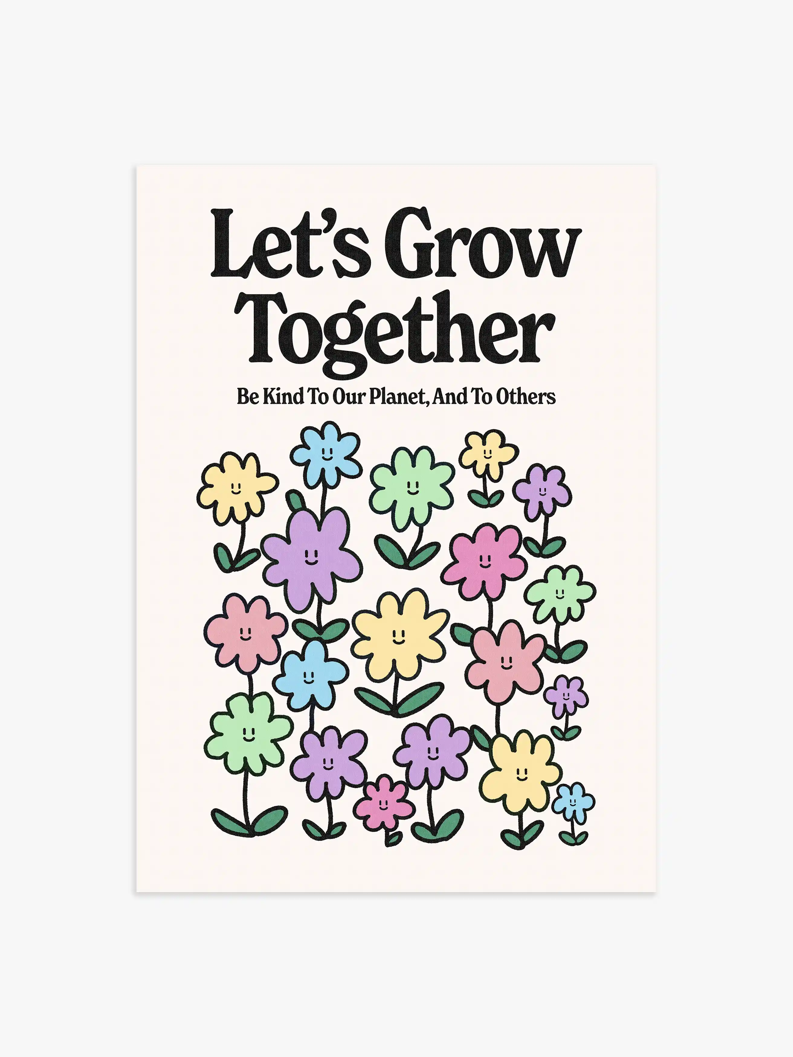 Let's Grow Together Poster