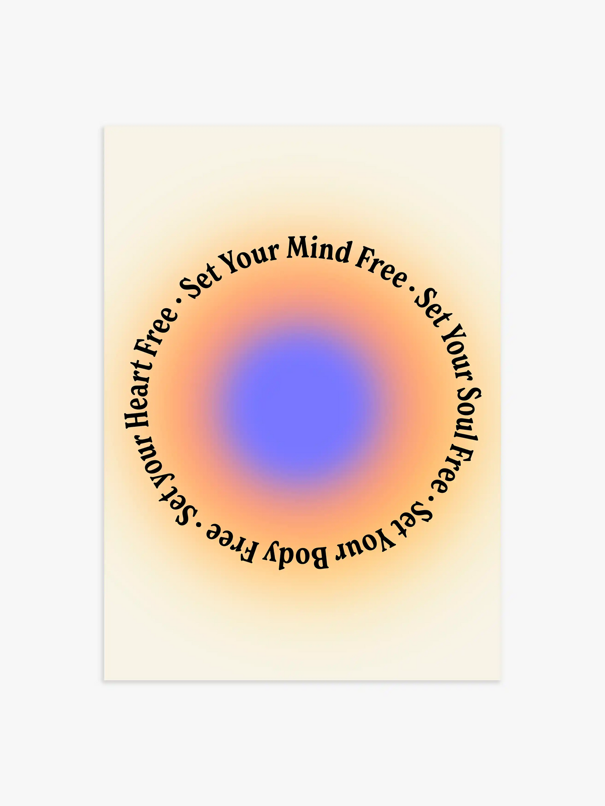 Set Free Aura Poster - 21x30 cm