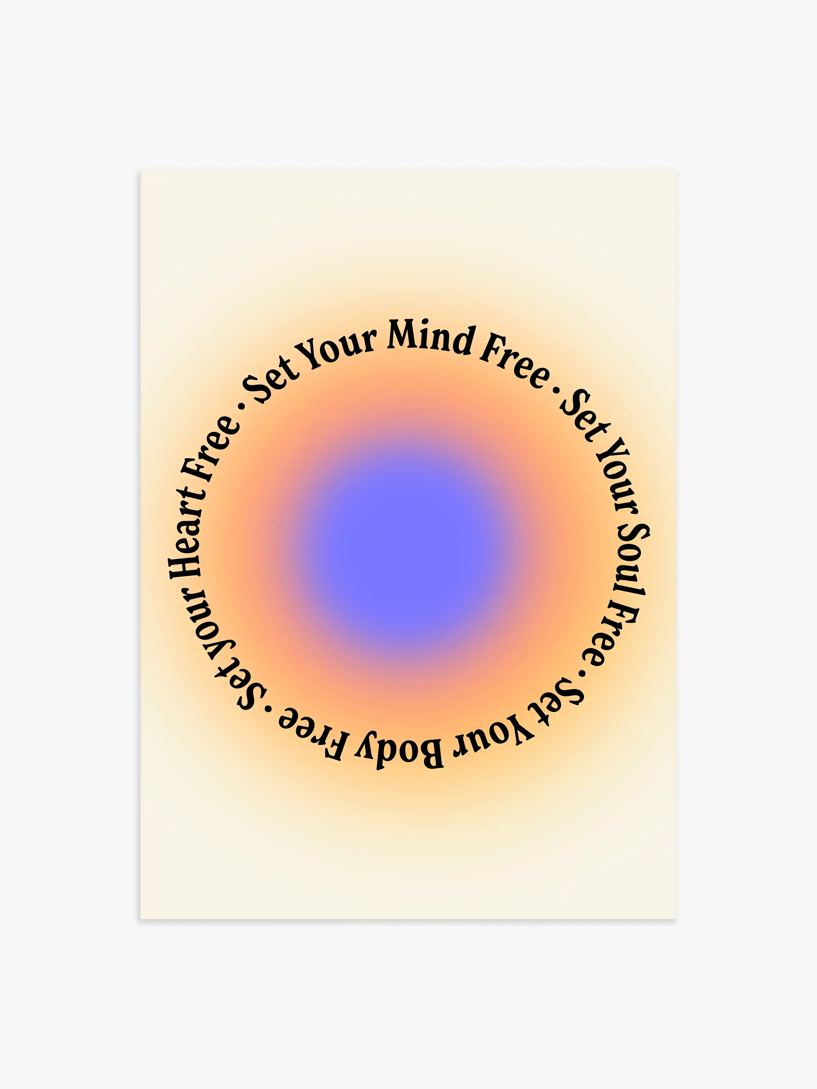 Set Free Aura Poster