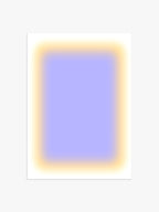 Aura Poster in Lila und Gelb