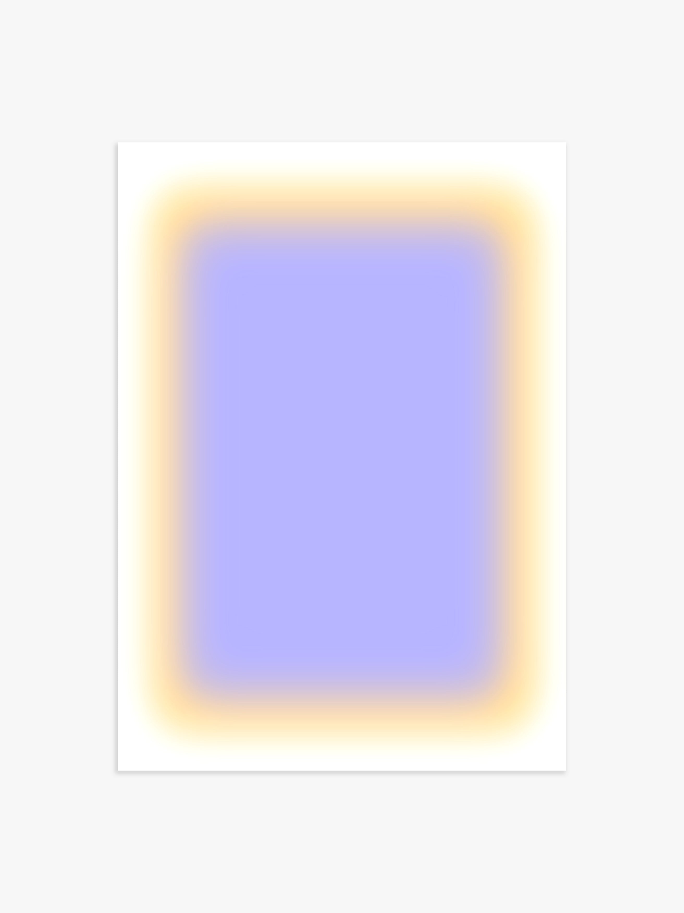 Aura Poster in Lila und Gelb