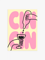 CIN CIN Poster in rosa