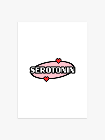 Retro Serotonin Poster