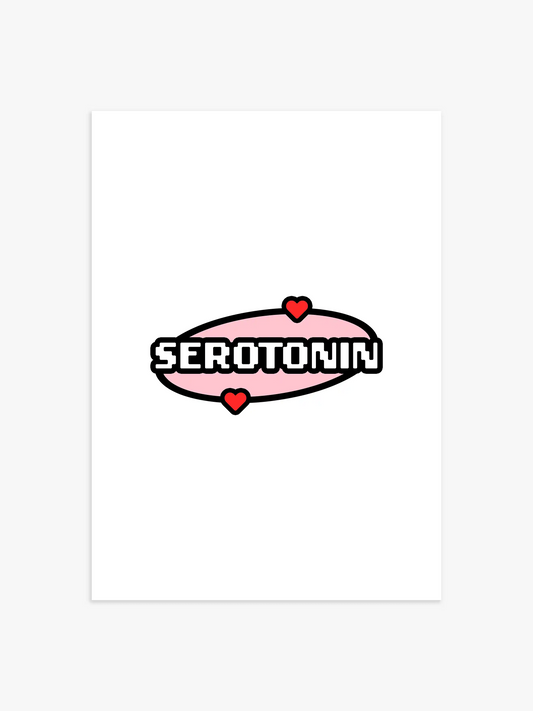 Retro Serotonin Poster