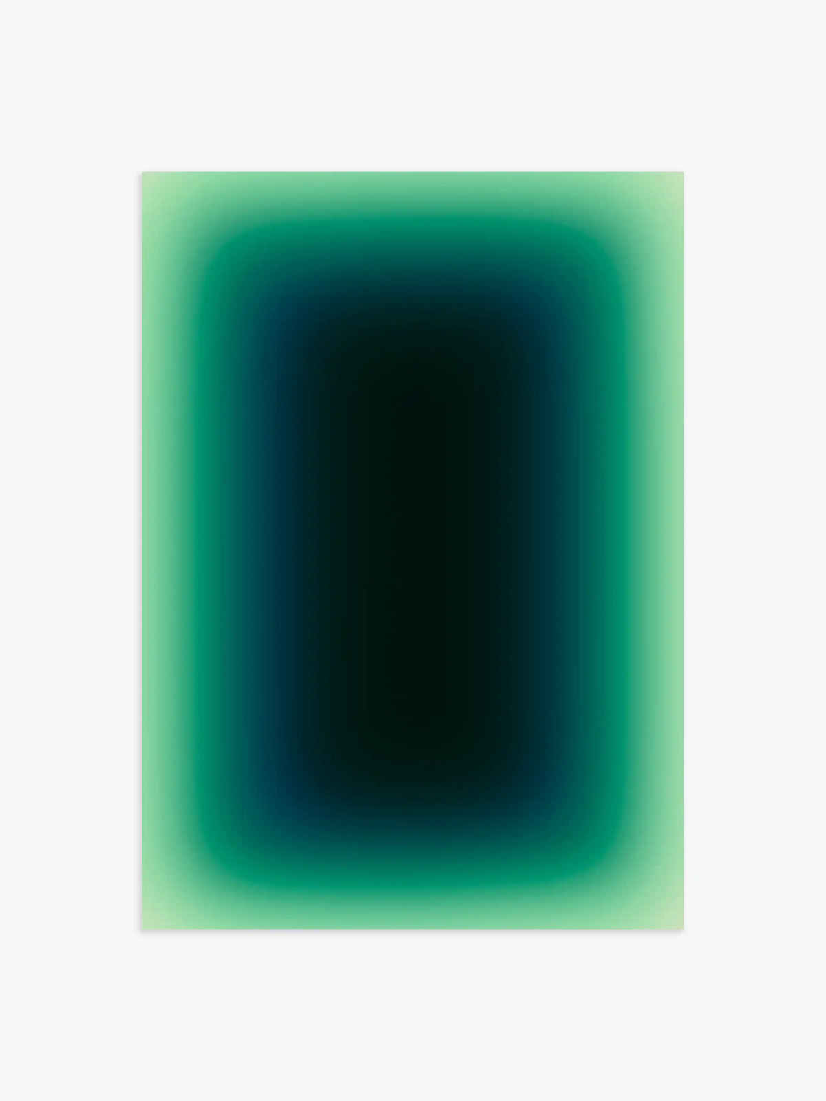 Aura Poster in Dunkelgrün - 50x70 cm