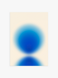 Aura Poster mit Blauem Kreis