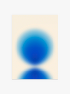 Aura Poster mit Blauem Kreis