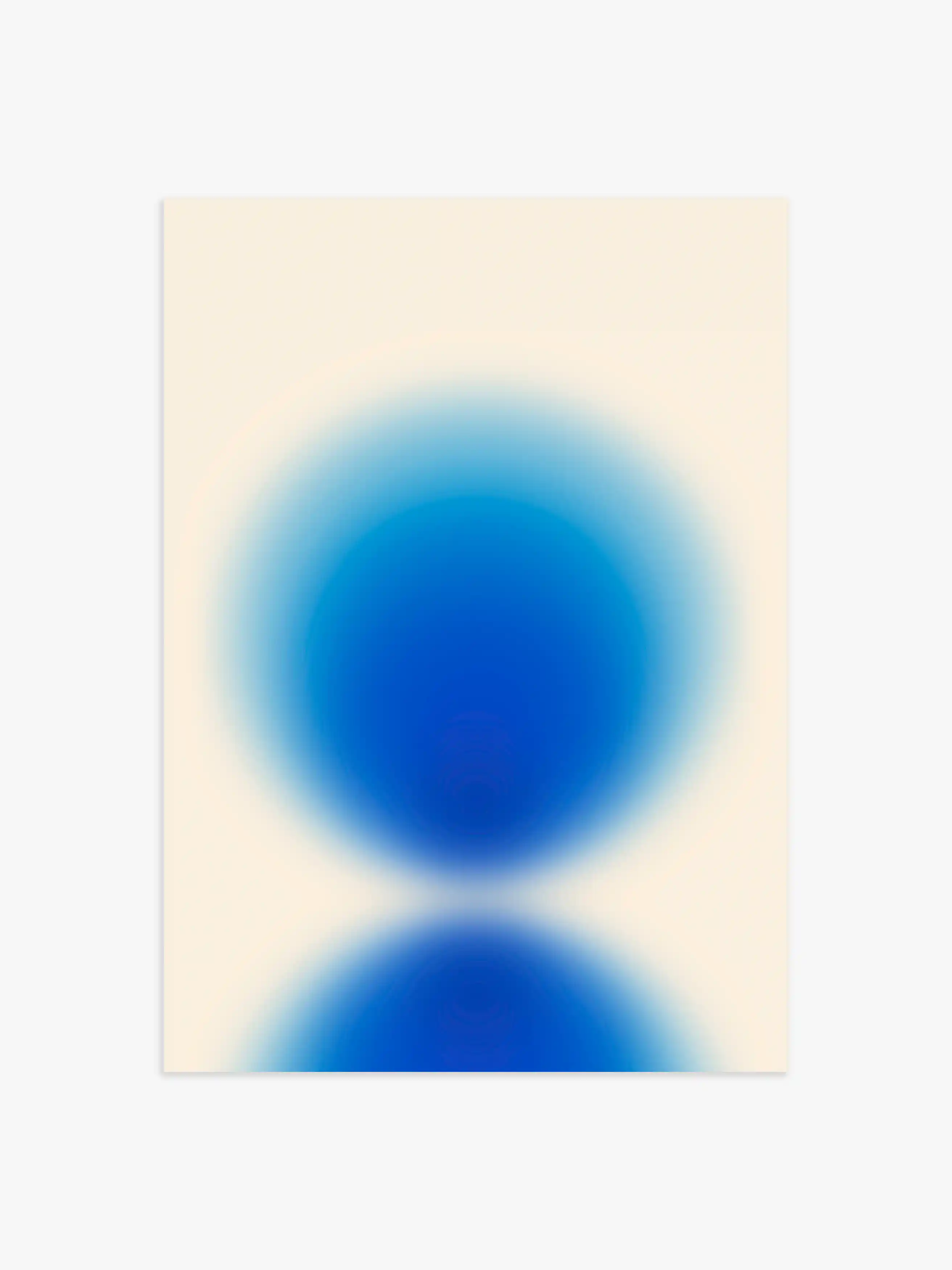 Aura Poster mit Blauem Kreis