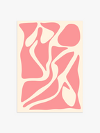 Wild Poster in Apricot