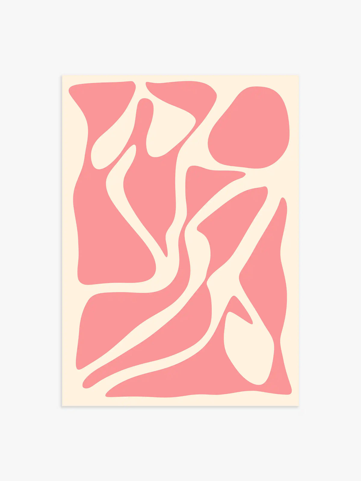 Wild Poster in Apricot - 50x70 cm