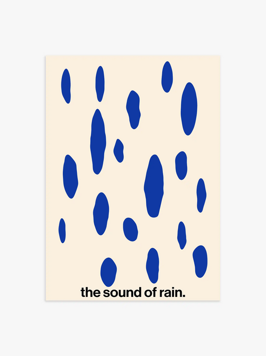 The Sound Of Rain Poster