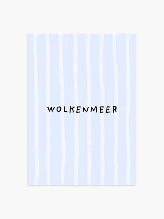 Wolkenmeer Poster