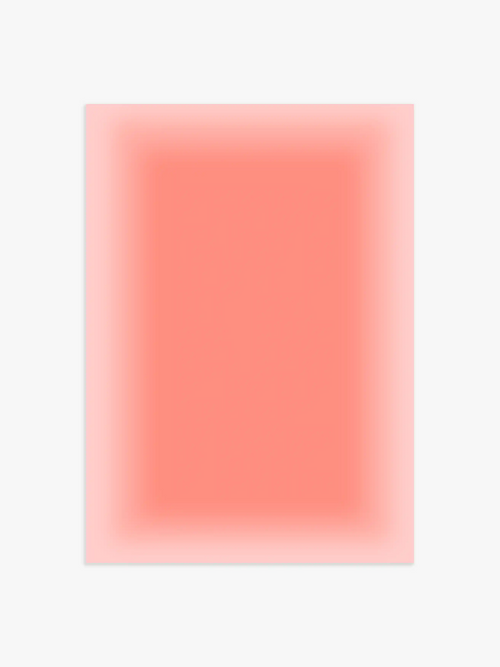 Aura Poster in Apricot