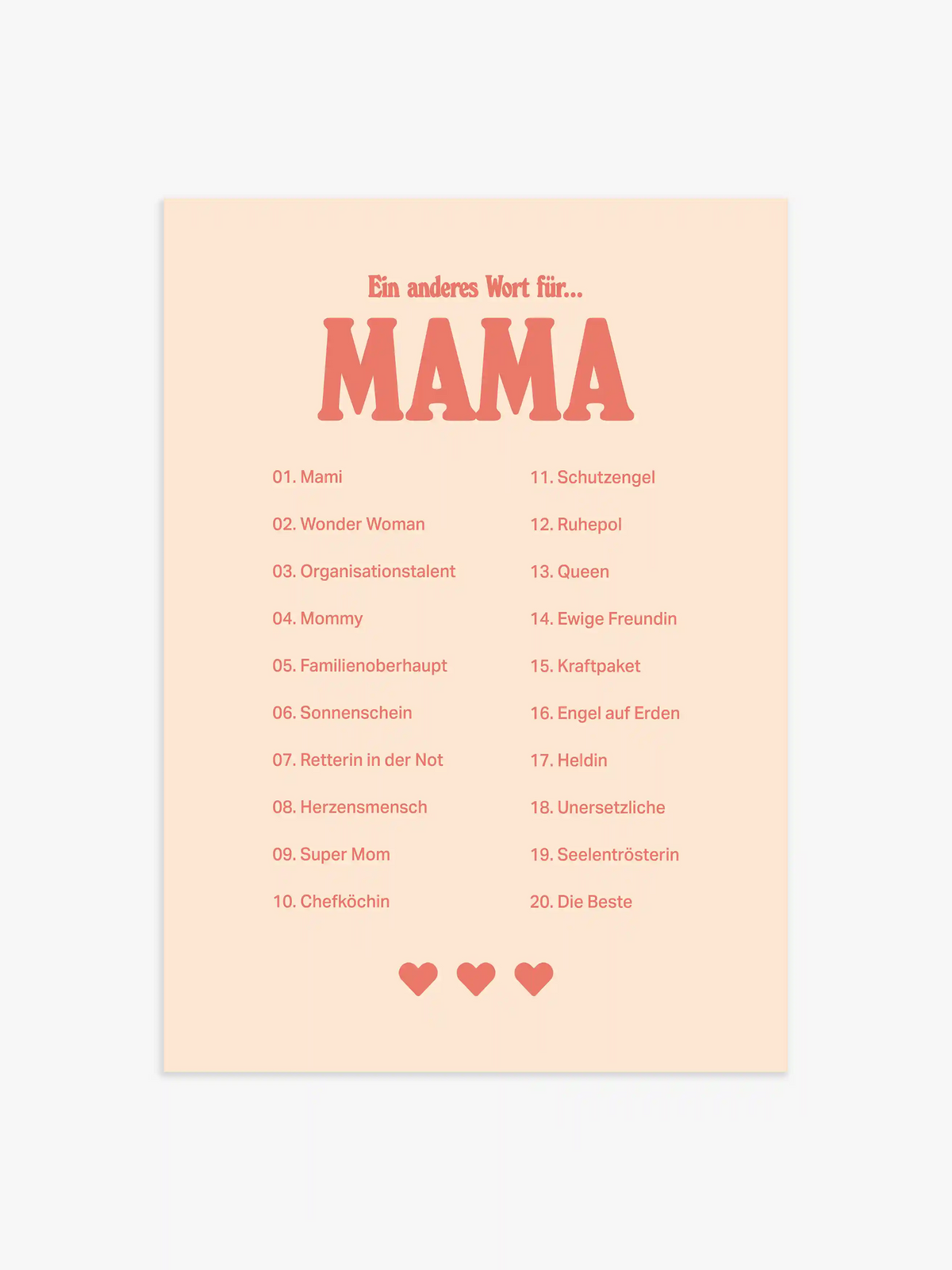 MAMA Poster - 13x18 cm