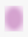 Aura Poster in Flieder mit pastellfarbenem Farbverlauf und Helllila Tönen – modernes Wandbild