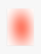 Aura Poster in Apricot