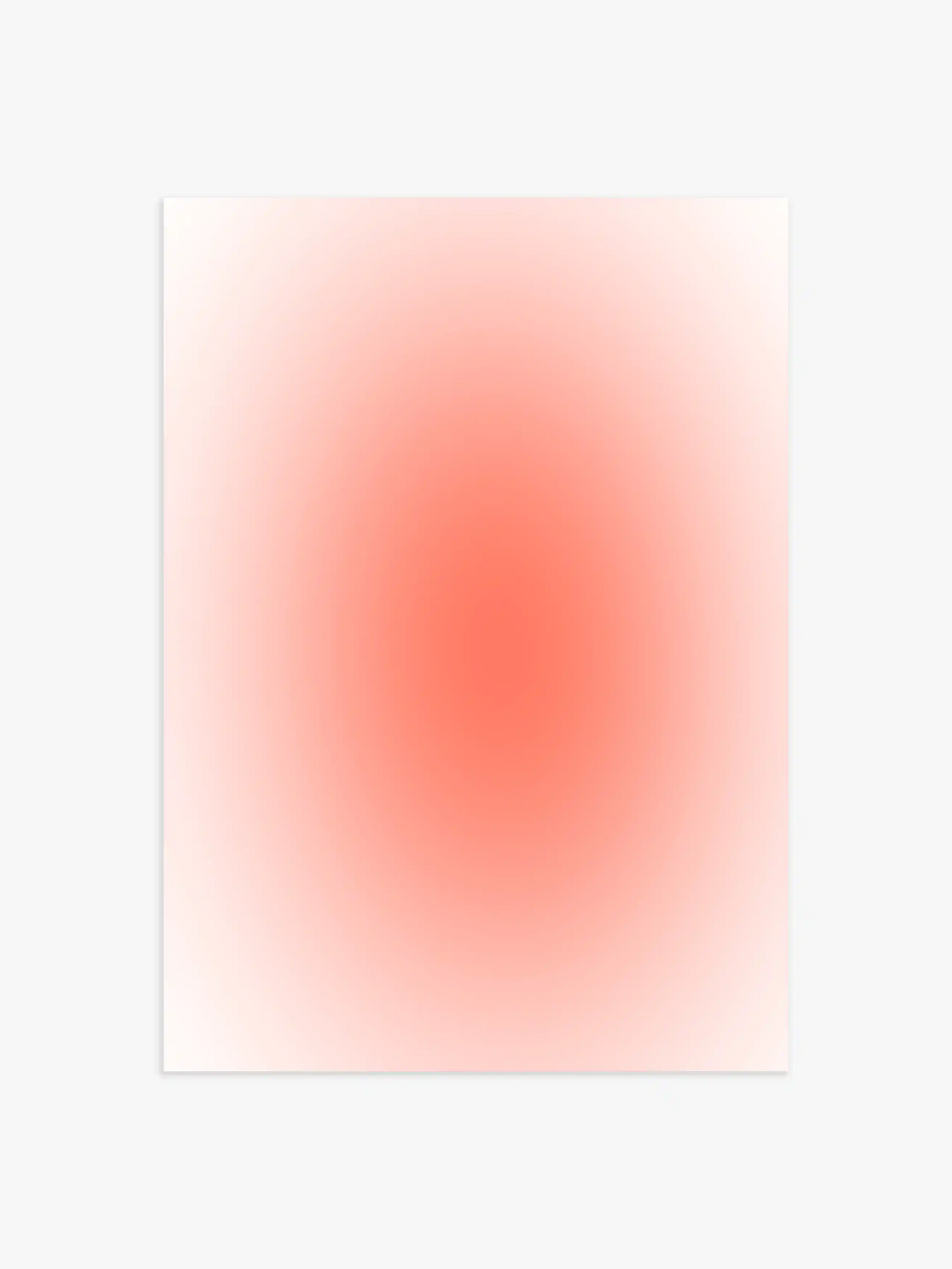 Aura Poster in Apricot - 40x50 cm