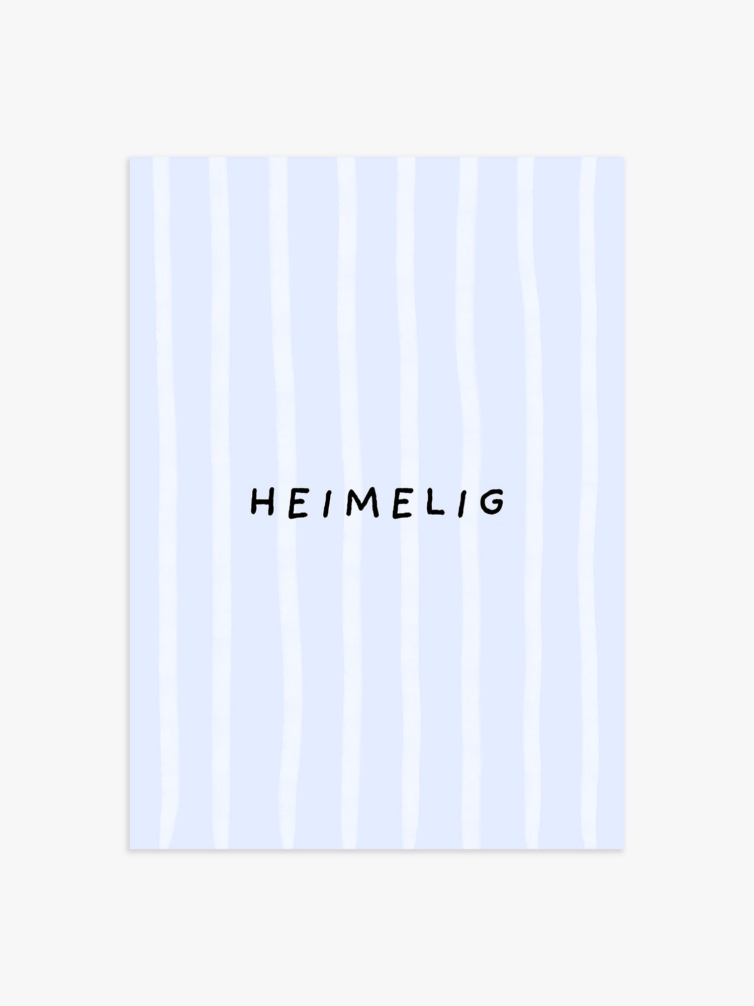 Heimelig Poster in Babyblau