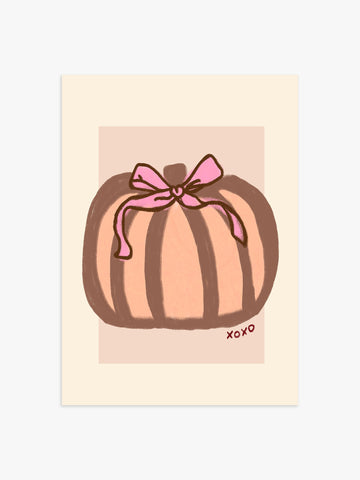 'Xoxo' Kürbis Poster