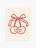 Kirschen Illustrationsposter