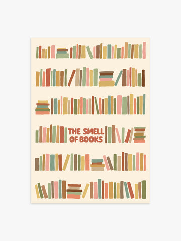 'Smell of books' Bücher Poster