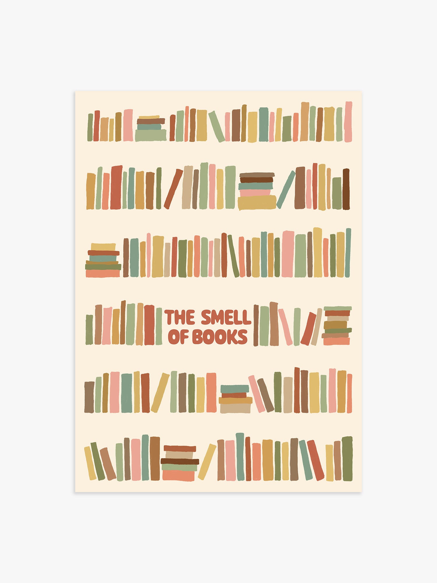 'Smell of books' Bücher Poster