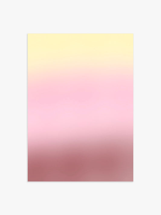Aura Herbstposter rosa-gelb