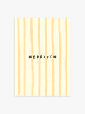 Herrlich Poster in Gelb-Gestreift