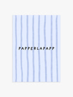Papperlapapp Poster in Blau