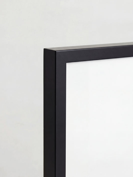 Bilderrahmen aus Eichenholz Schwarz
