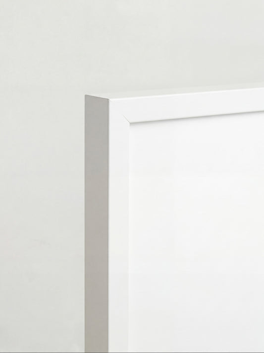 Bilderrahmen aus Eichenholz Weiß