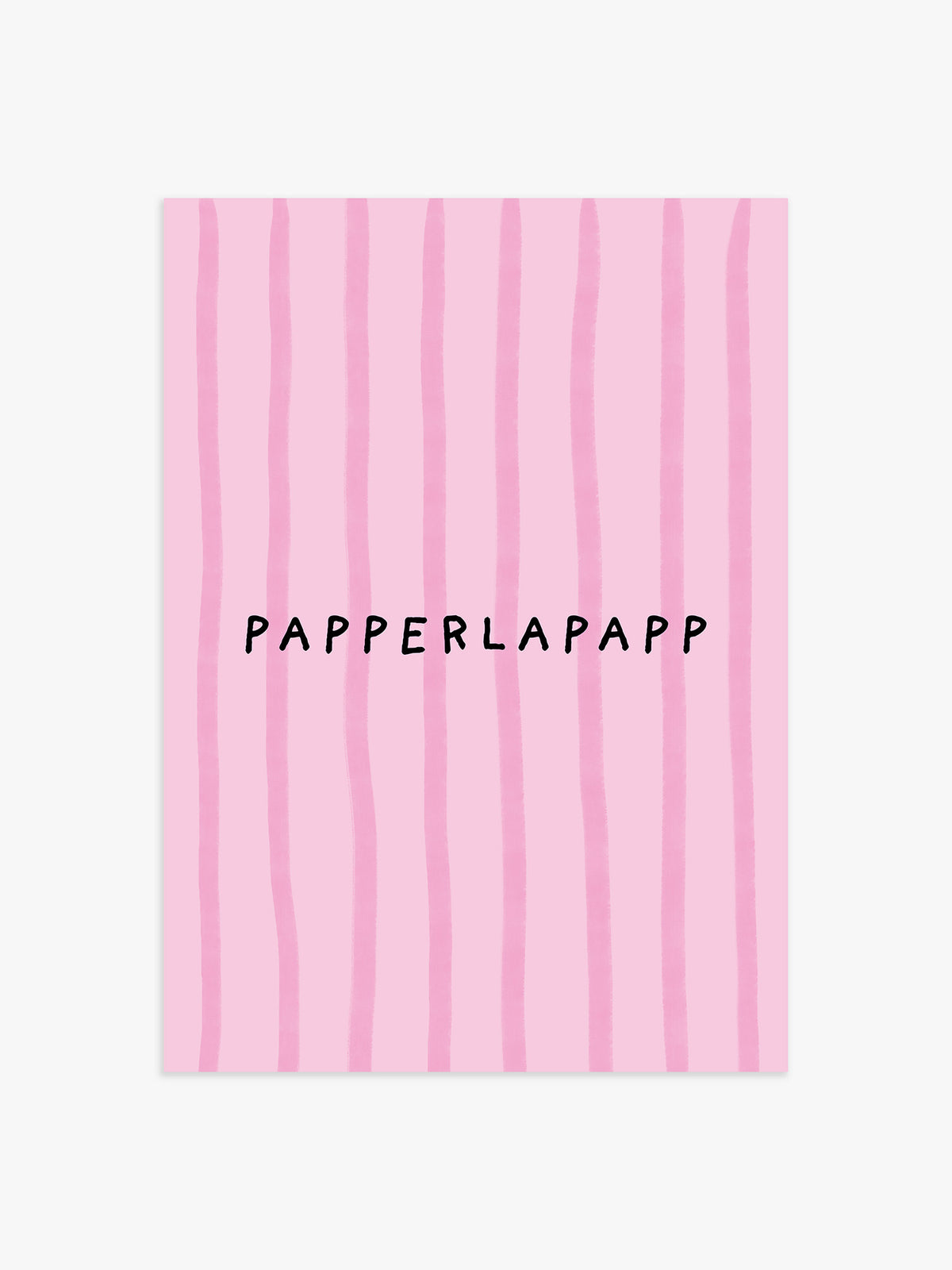Papperlapapp Poster in Pink - 60x90 cm