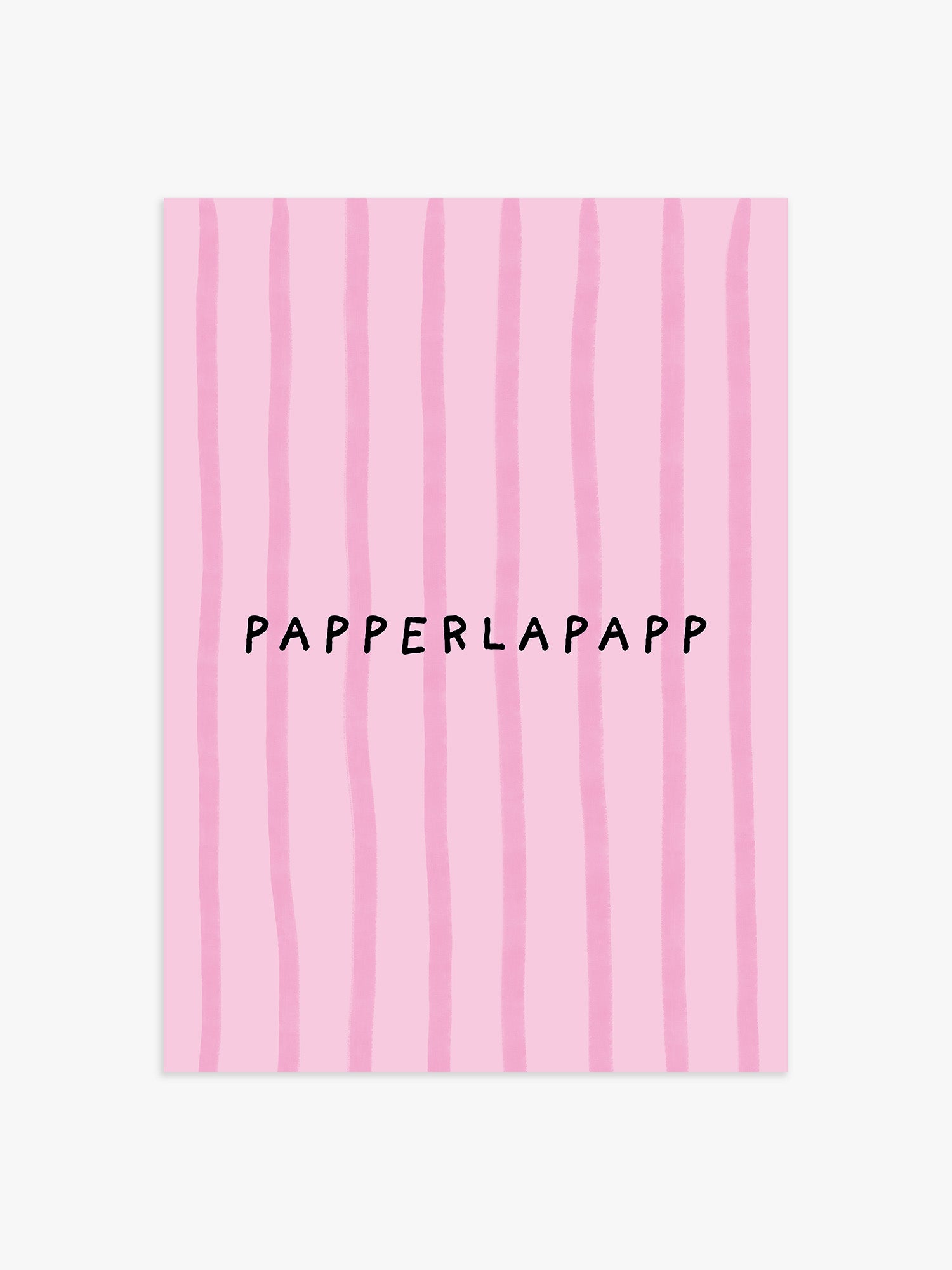 Papperlapapp Poster in Pink
