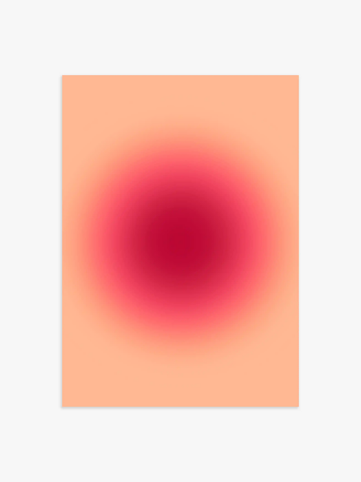 Aura Poster in Orange-Rot - 70x100 cm