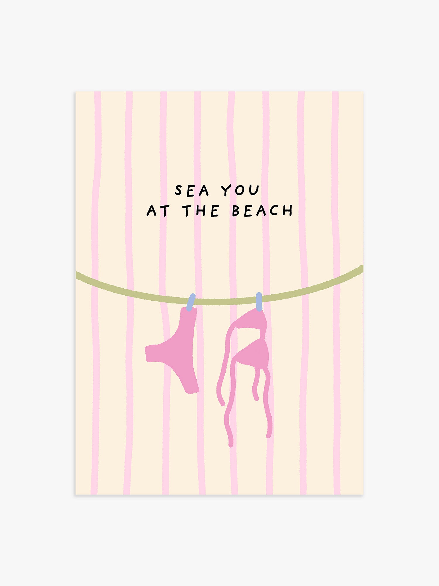 Sea you at the Beach Bikini Poster