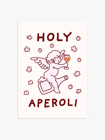 Holy Aperoli Poster in Rosa