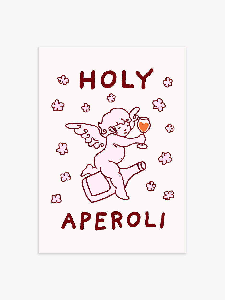 Holy Aperoli Poster in Rosa