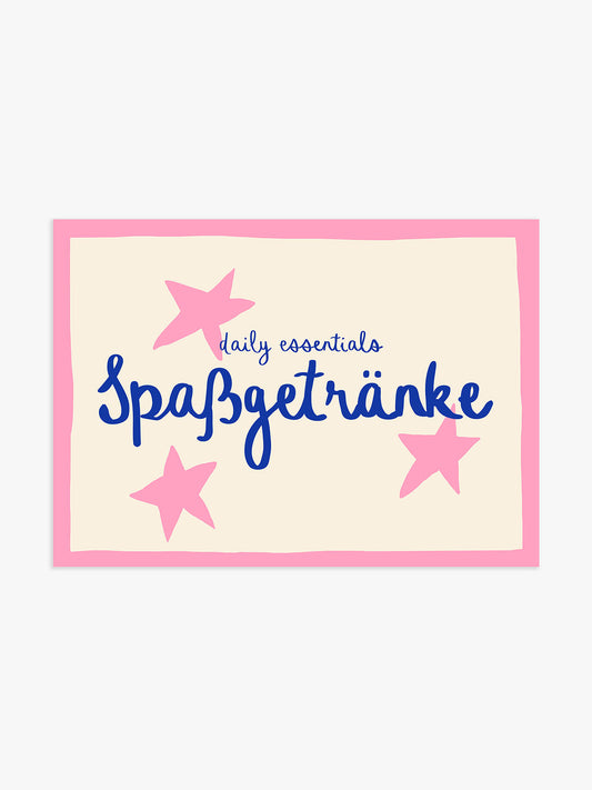 Spaßgetränke Poster