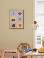 Strand Symbole Poster