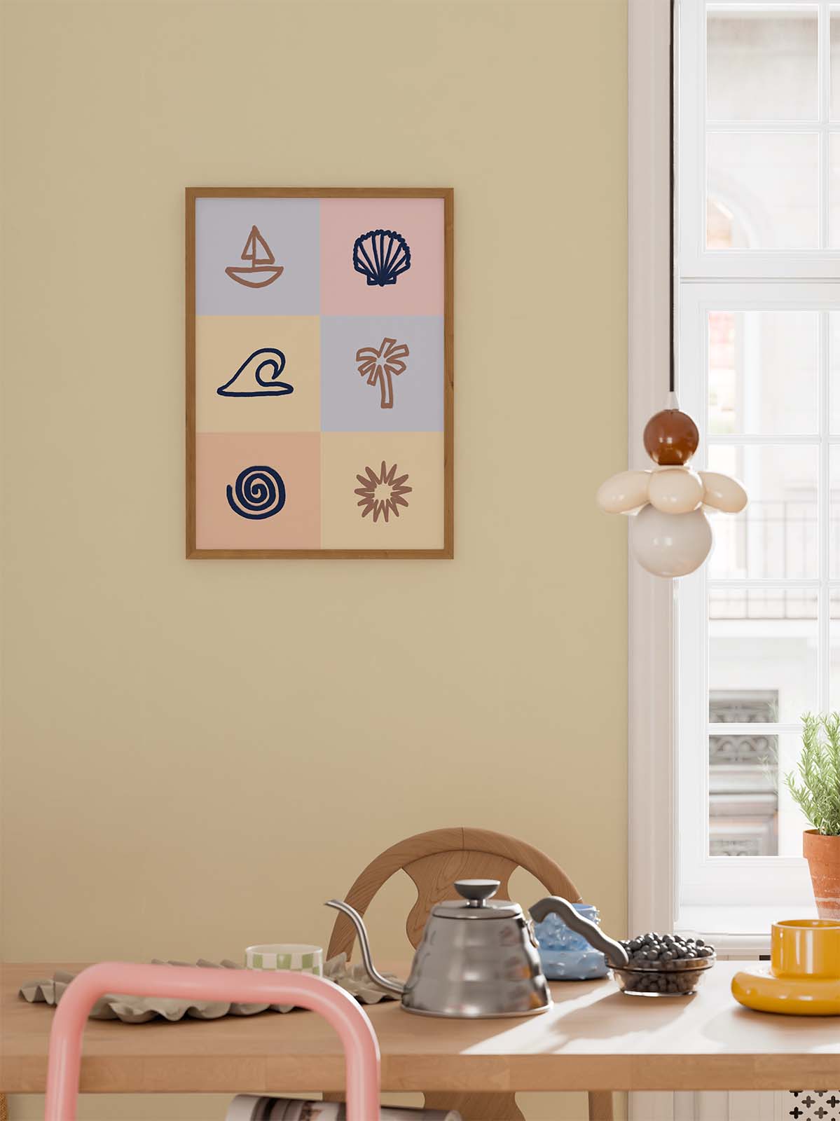 Strand Symbole Poster