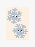 Grinsende Schneeflocken Poster