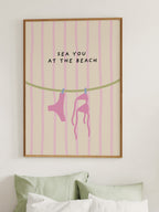Sea you at the Beach Bikini Poster