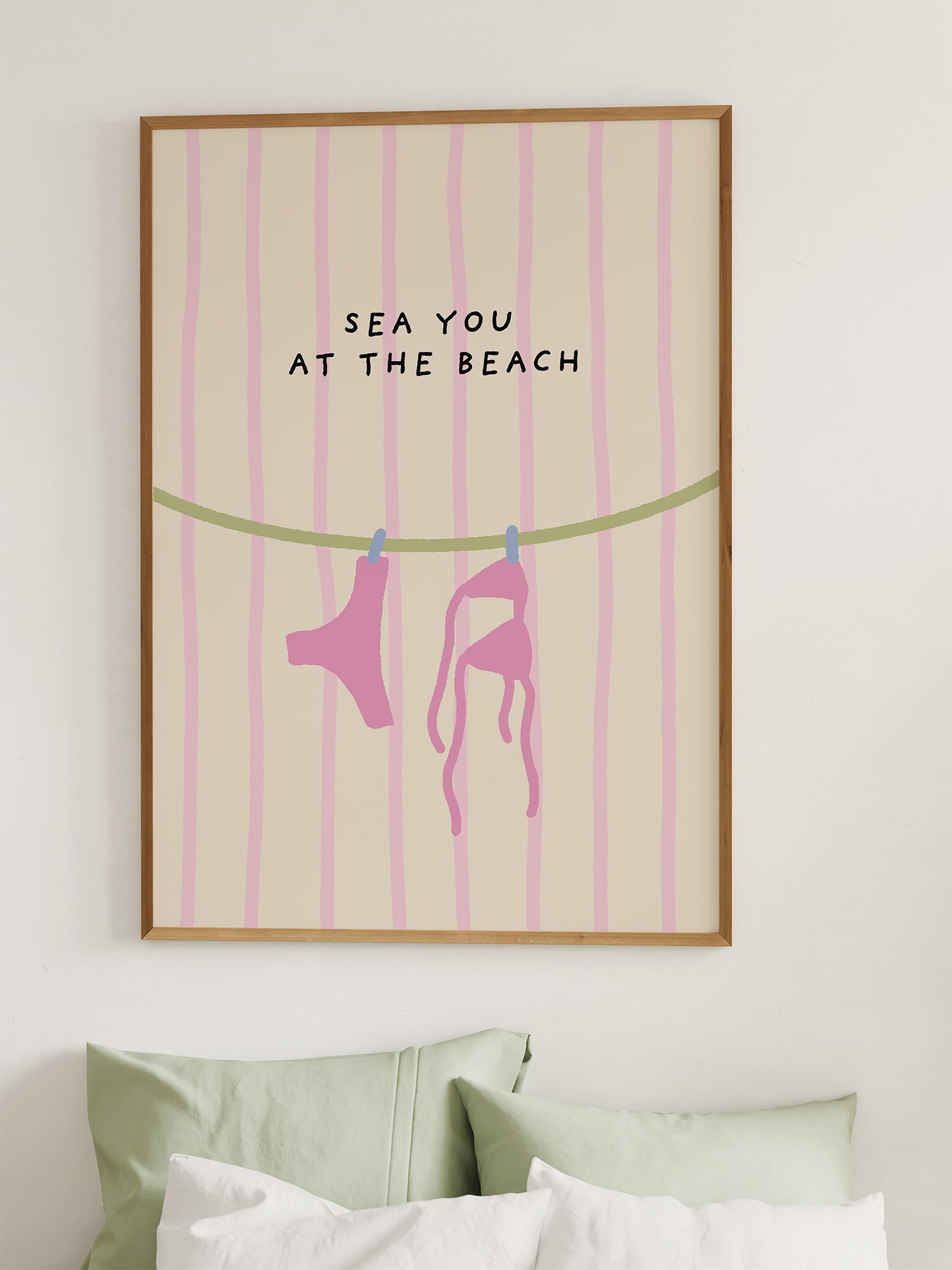 Sea you at the Beach Bikini Poster